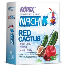 کاندوم تاخیری کدکس خاردار 3 عددی مدل Red Cactus