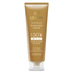 کرم ضد آفتاب رنگی سینره SPF30 مناسب پوست حساس تا خشک حجم 50 میل - بژ طبیعی