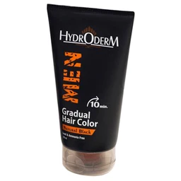کرم رنگ موی تدریجی مردانه هیدرودرم حجم 150 میل - مشکی طبیعی