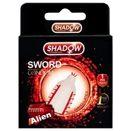 کاندوم فضایی شادو با خار برجسته مدل Sword بسته یک عددی