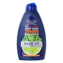 شاور ژل مردانه کامان مدل Wake Up حاوی عصاره لیمو حجم 510 میل
