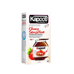 کاندوم میوه‌ای کاپوت مدل Choco Sensitive بسته 12 عددی