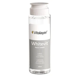 تونر پاک کننده صورت ویتالیر مدل Whitevit مناسب پوست حساس حجم 200 میل