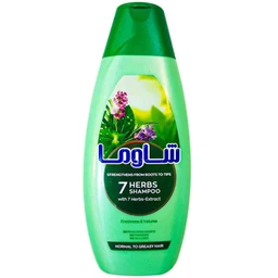 شامپو شاوما حاوی عصاره هفت گیاه  حجم 400 میل