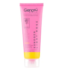 کرم ضد آفتاب ژنوبایوتیک SPF50 مناسب پوست چرب و مختلط حجم 50 میل - رز روشن
