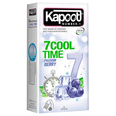 کاندوم مدل 7 Cool Time کاپوت 12 عددی
