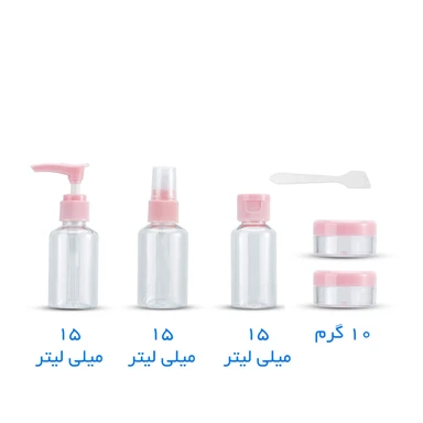 محفظه نگهداری کرم رونا مدل مسافرتی بسته 6 عددی