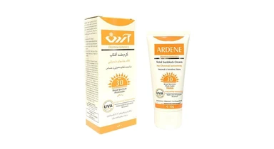 کرم ضد آفتاب رنگی SPF30 آردن مناسب پوست نرمال و حساس حجم 50 میل