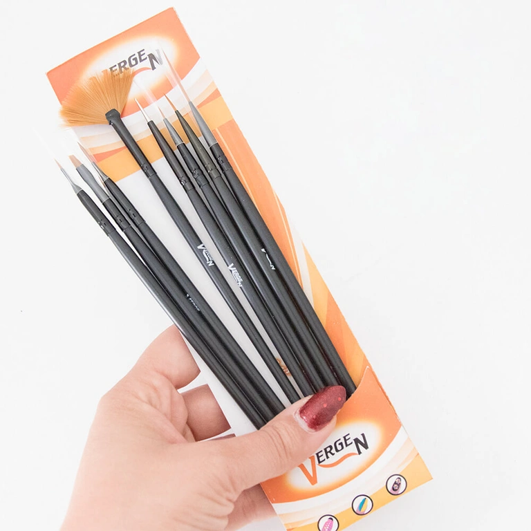 ست قلم کاشت ناخن ورگن مدل DR103