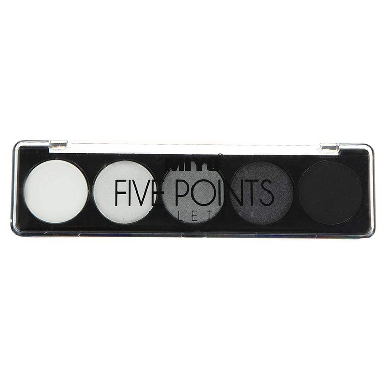 پالت سایه چشم 5 عددی میو مدل Five Points - شماره 02 (Smoky)