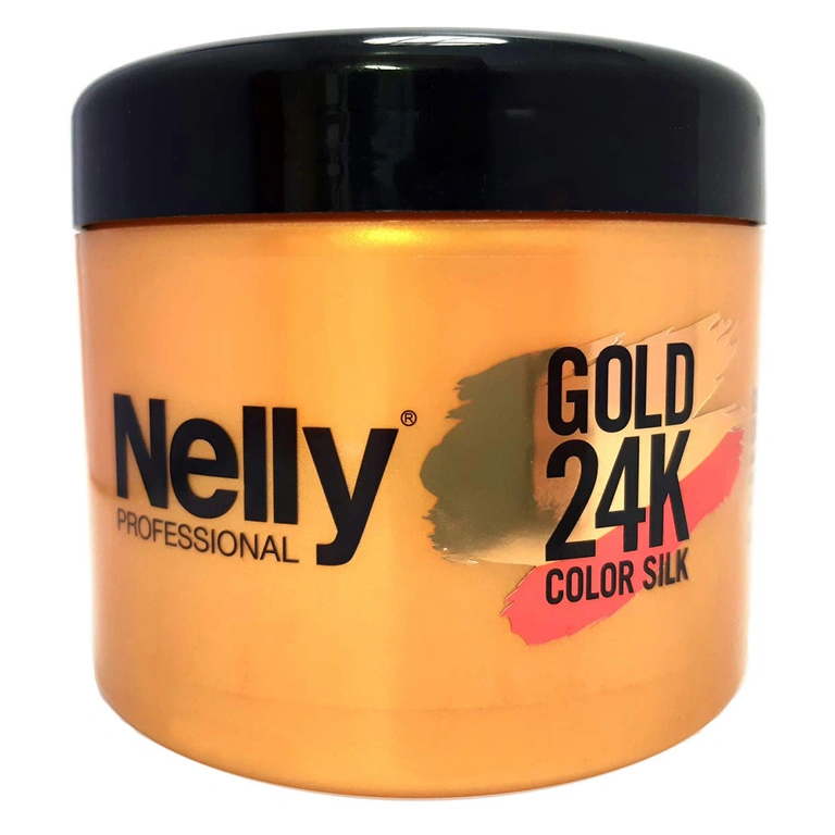 ماسک مو نلی مدل Gold 24K مناسب موهای رنگ شده حجم 500 میل