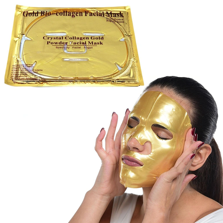 ماسک نقابی کریستال مدل Collagen Gold
