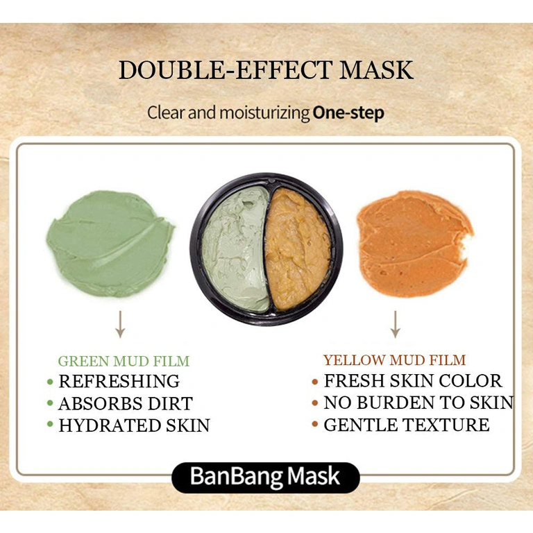 ماسک آبرسان دو رنگ بایوآکوا مدل Ban Bang حجم 100 گرمی